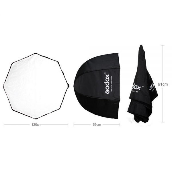 اکتاباکس چتری گودکس  Godox 120cm Softbox